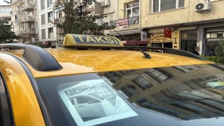 İzmirde öldürülen taksici için meslektaşlarından araçlı konvoy