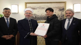 Japon gezgin Gaziantepte müslüman oldu