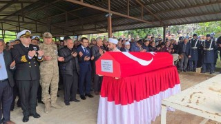 Kalp krizi geçiren asker son yolculuğuna uğurlandı