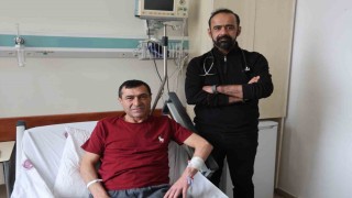 Kapalı damarı Almanyada açılmayınca, Elazığa gelip sağlığına kavuştu