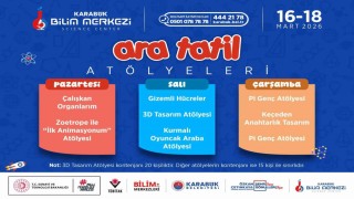 Karabük Bilim Merkezi ara tatilde atölye etkinlikleri düzenleyecek