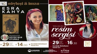 Karabükte edebiyat ve resim sanat evi etkinliğinde buluşacak