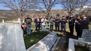 Karacasulu Şehit Kirez mezarı başında anıldı