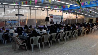 Kardeş şehir Şamda iftar sofraları kuruldu