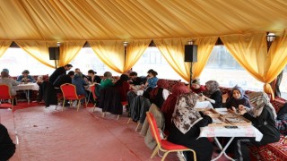 Kartepede ramazan akşamları otağ çadırında sanatla renkleniyor