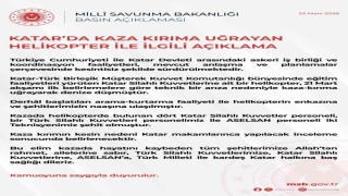 Katarda askeri helikopter kazası: 3 Türk personel şehit