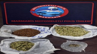 Kavga ihbarına giden polis torbalarca uyuşturucu yakaladı