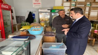 Kaymakam Akközden Arpaçayda esnaf ziyareti