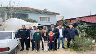 Kaymakam Dalak, şehit ve gazi ailelerini bayramda da yalnız bırakmadı