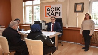 Kaymakam Güldoğan, ‘Açık Kapıda vatandaşların sorunlarını dinledi