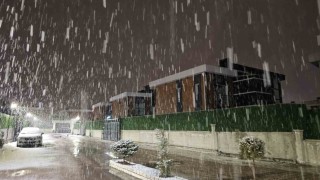 Kayseride kar yağışı