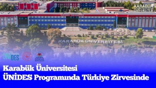 KBÜ, ÜNİDES programında Türkiye birincisi