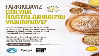 Kestel Belediyesinden Çölyak hastalarına glütensiz gıda desteği
