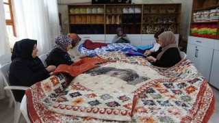 Kiliste kadınların el emeğiyle yorgancılık yeniden canlanıyor