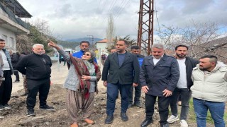 Kıratlı, heyelan bölgesinde incelemelerde bulundu