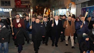 Kızılcahamamda Ramazan coşkusu fener alayı ile yaşandı