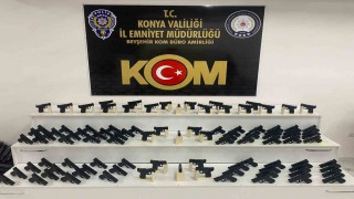Konya polisinden silah kaçakçılarına operasyon