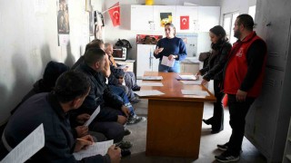 Kuşadası Belediyesinden personeline İş Sağlığı ve Güvenliği Eğitimi