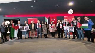 Kütahyada Filistin Film Günleri tanıtımı