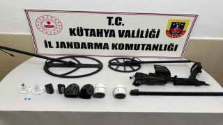 Kütahyada kaçak kazı operasyonu, 2 şüpheli hakkında soruşturma