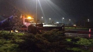 Kuzey Marmara Otoyolu Hüseyinli Kavşağında trafik kazası: 1 ölü, 1 yaralı