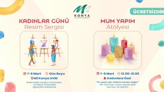 M1 Konya Alışveriş Merkezi 8 Marta özel etkinliklerle ziyaretçilerini ağırlıyor