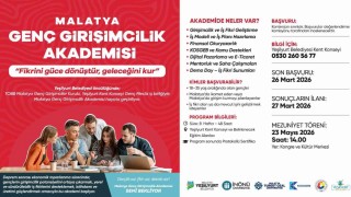 Malatya Genç Girişimcilik Akademisi 28 Martta başlıyor