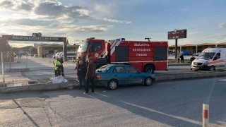 Malatyada iki araç çarpıştı: 1 yaralı