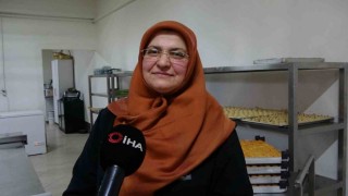Malatyada kadın kooperatifinde bayram mesaisi