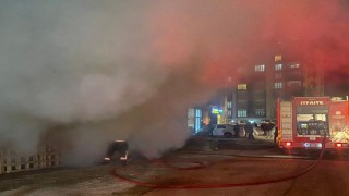 Malatyada konteyner yangını