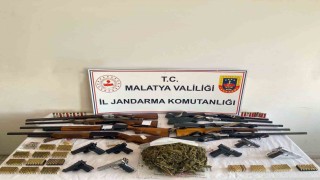 Malatyada silah ve uyuşturucu operasyonu