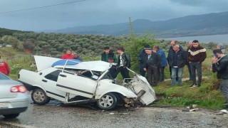 Manisada feci kaza: 1i ağır 3 yaralı