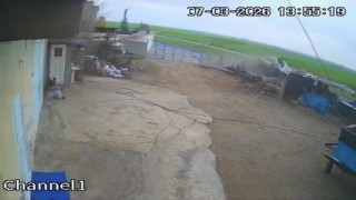 Mardinde 3 kişinin yaralandığı kazanın güvenlik kamerası görüntüleri ortaya çıktı