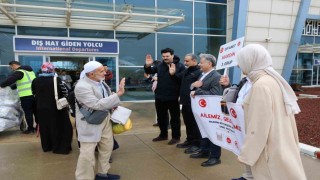 Mardinde 47 çift dualarla umreye uğurlandı