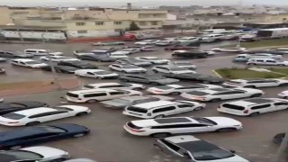 Mardinde bayram arifesinde araç yoğunluğu yaşandı
