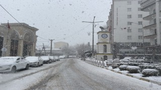 Mazıdağında mart ayında kar yağışı etkili oldu