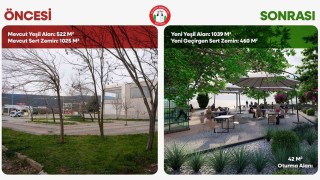Menteşe kent merkezinde yeşil alan oranı arttırılıyor
