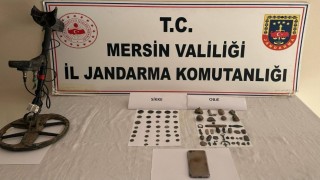 Mersinde tarihi eser operasyonu, çeşitli objeler ele geçirildi