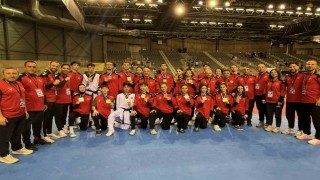 Milli taekwondoculardan Belçikada 30 madalya birden