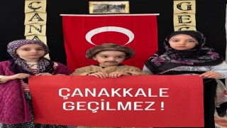 Minik yüreklerde 18 Mart ruhu canlandı