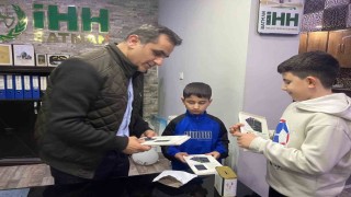 Minik yüreklerden yürek ısıtan çalışma
