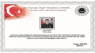 MSB duyurdu: Ağrıdaki kazada 1 asker şehit oldu