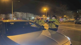 Mudanyada trafikte huzur için gece denetimi