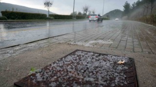 Muğlada dolu sürprizi