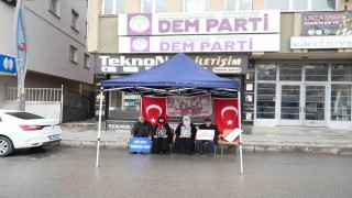 Muşta evlat nöbeti devam ediyor