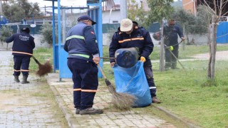 Nazilli Belediyesinden Esenköyde temizlik çalışması