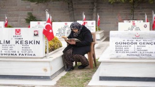 Niğdede bayram arifesinde şehitlikler ziyaret edildi
