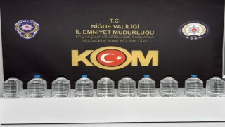 Niğdede kaçak tütün ve alkol operasyonu: 2 şüpheli yakalandı
