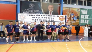 Nusaybinde kurumlar arası voleybol turnuvası sona erdi