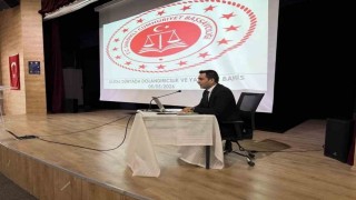 Öğrencilere siber suçlar ve yasa dışı bahisle mücadele semineri verildi